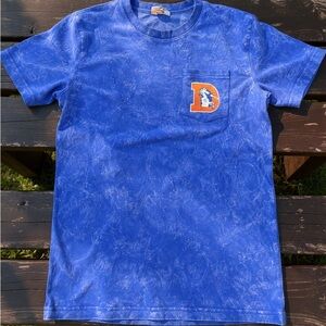 Mitchell & Ness Blue Kids Tee with Orange Logo